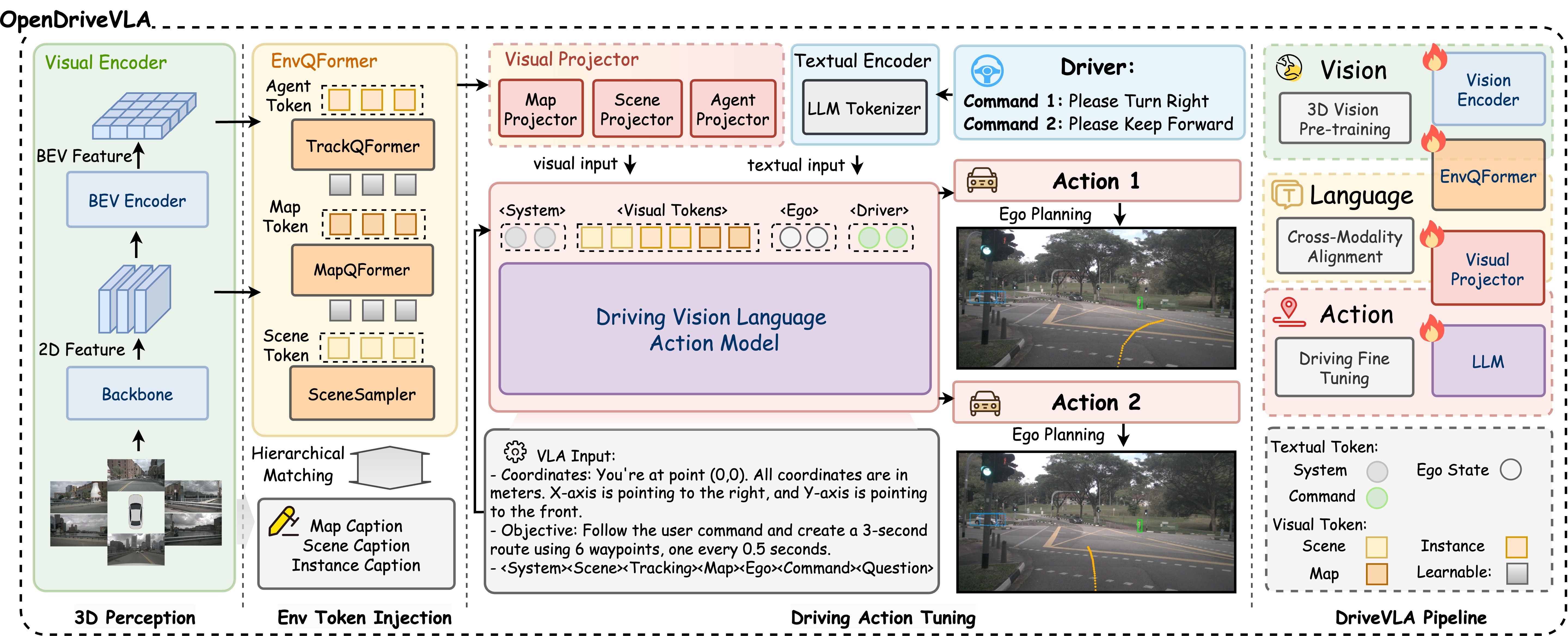 DriveVLA Model Architecture
